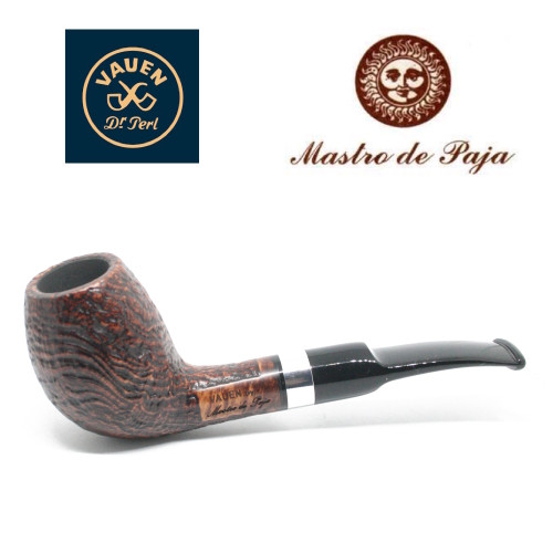 Vauen -  Mastro De Paja Design - Sandblast 414  - 9mm Filter Pipe