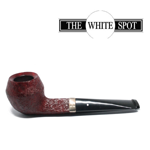 Alfred Dunhill - Ruby Bark - 3 104 - Bulldog - Group 3 -  White Spot - Silver Band