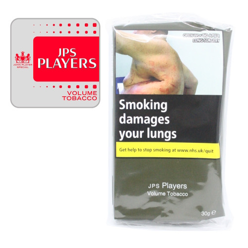 JPS Players Real Red - Volume Tubing Tobacco - 30g Pouch