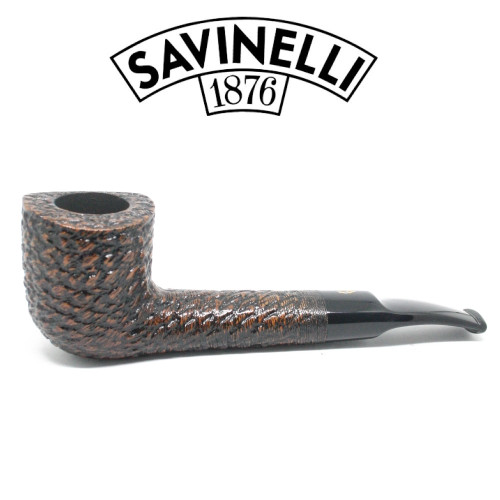 Savinelli -  Free Rusticated Black - 01 Pipe - 6mm Filter