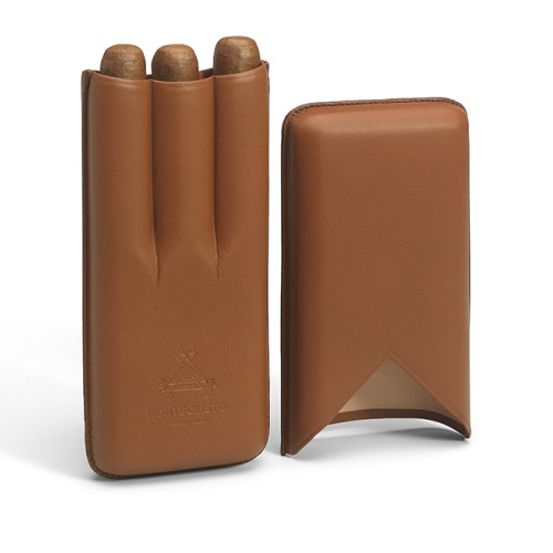 Montecristo Leather Case with 3 Edmundo Cigars