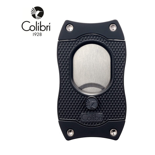 Colibri - Monza Serrated S Cut Cigar Cutter - 66 Ring Gauge - Black