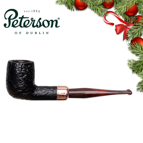 Peterson - Christmas Pipe 2020  - X105 Sandblast - 9mm Filter Pipe