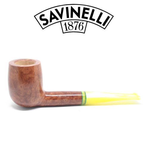 Savinelli - Lime Smooth Light Brown - 111 Pipe - 9mm Filter