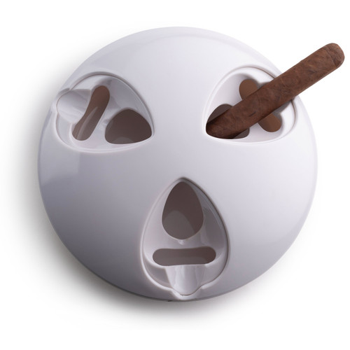 Cigar Oasis - Ash Stay  Ashtray - White