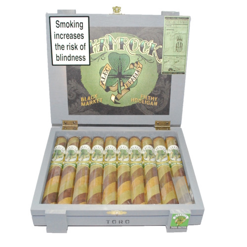 Alec Bradley - Black Market Filthy Hooligan- Shamrock  2021 - Box of 10 Cigars