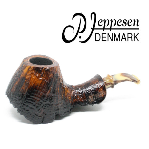 Peder Jeppesen - IDA Gr 4 Bent  Plateaux (Sandblast)  Pipe