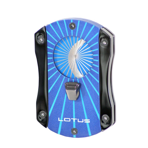 Lotus - Deception Cigar Cutter - Techni-Colour Blue Starburst