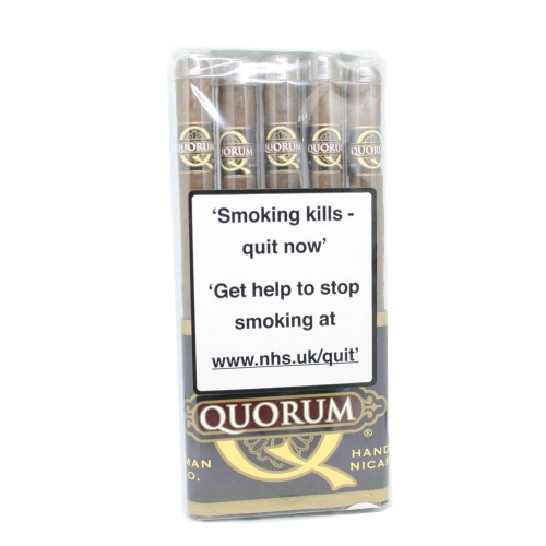 Quorum - Classic - Delgado - Pack of 5 Tubed Cigars