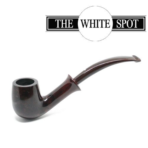 Alfred Dunhill - Chestnut - 3 102 - Group 3 - Bent Bell Spigot - White Spot