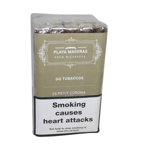 GQ Tobaccos - Playa Maderas - Petit Corona -  Bundle of 25 Cigars