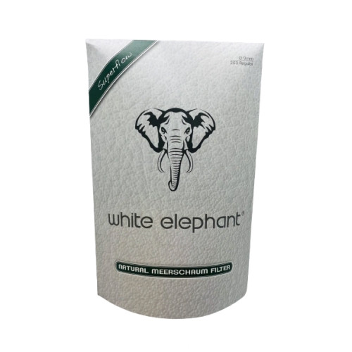 White Elephant - Natural Meerschaum Filters 9mm - 250 Filters
