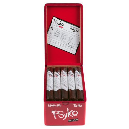 Psyko 7 - Maduro - Toro - Box of 20 Cigars