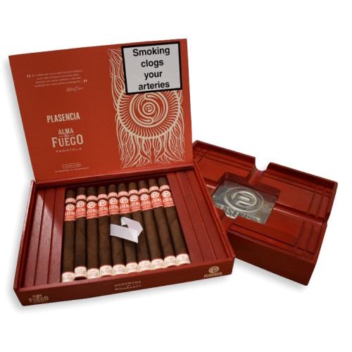 Plasencia  - Alma Del Fuego -  Panatela - Box of 10 Cigars