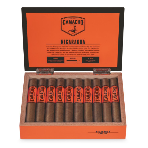 Camacho - Nicaragua - Robusto - Box of 20 Cigars