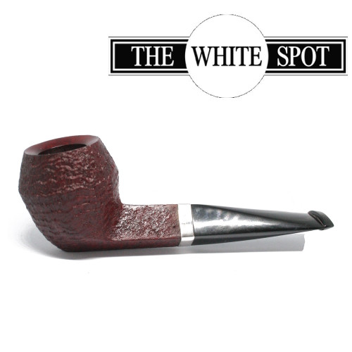 Alfred Dunhill - Ruby Bark - 5 104F  - Group 4 - Bulldog - White Spot - 9mm Filter Pipe