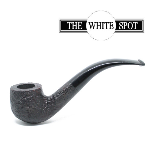 Alfred Dunhill - Shell Briar - 4 115 - Group 4 - Bent Pot - White Spot