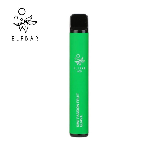Elf Bar - 600 - Kiwi, Passion Fruit & Guava - Disposable Vape - 20mg