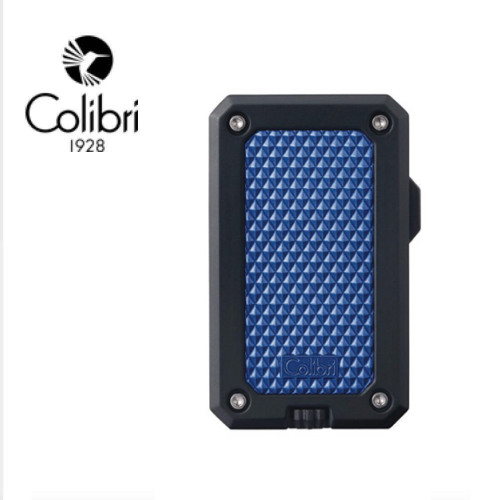 Colibri - Rally Single Jet Flame Cigar Lighter - Black & Blue