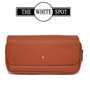 Alfred Dunhill - White Spot - Terracotta Leather Flap Companion - Combination Pouch (PA2021)