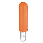 St. Dupont Cigar Case - Metal & Leather  Orange - for a Single Cigar