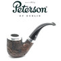 Peterson - D18 - Sandblast  - Silver Cap - Fishtail - 9mm Filter