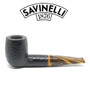 Savinelli - Tigre 101 - Rusticated Black - 6mm Filter Pipe