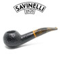 Savinelli - Tigre 321 - Rusticated Black - 9mm Filter Pipe