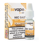 88 Vape - 20mg -  Tobacco E Liquid - 50/50 Nic Hit - 10 x 100ml (100ml Total)
