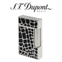 ST Dupont Ligne 2 - Dandy Croc Effect Pattern - Black Lacquer & Palladium