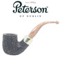 Peterson - Derry Rustic 338 - 9mm Filter Bent Dublin Pipe