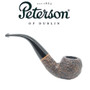 Peterson - Aran Rustic 03 - Bent Apple Fishtail Mouthpiece Pipe