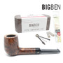 Big Ben - Pipe Smoking Kit -  Smooth Saddle Billiard - 9mm Filter Pipe