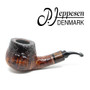 Peder Jeppesen - IDA Gr 2 Bent  Brandy (Sandblast)  9mm Filter Pipe