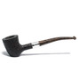 Ashton -  Brindle - XX -  Silver Band - Semi Bent Dublin Pipe