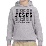Youth Long Sleeve Hoodie Jesus Vibes