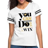 Womens Vintage Sport Graphic T-shirt you can do it be Bold Take