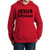 Youth Long Sleeve Hoodie Jesus one Messiah Black Illustration