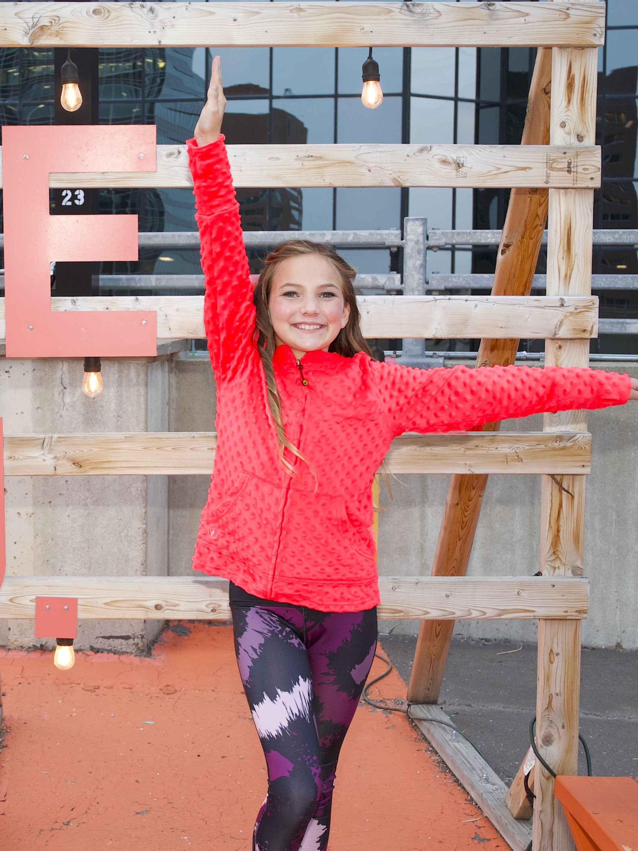 Girls Hoodie | Sugar Coral | Limeapple