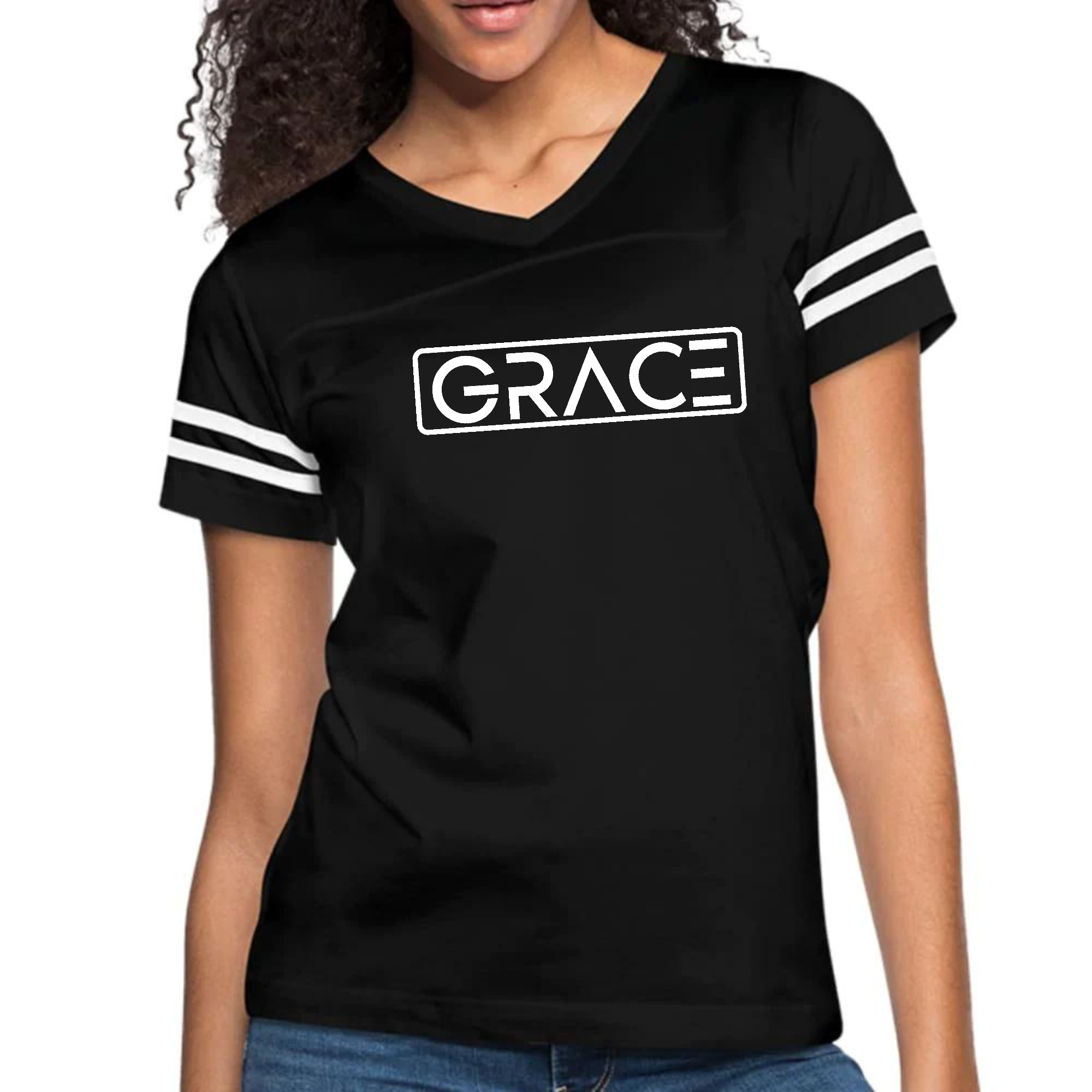 Womens Vintage Sport Graphic T-shirt Grace