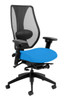 ergoCentric tCentric Hybrid Midnight Black Mesh Back Synchro Glide Task Chair