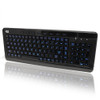 Adesso 3-Color Illuminated Compact Multimedia Keyboard
