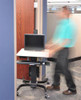 Ergotron WorkFit-C Single LD Sit-Stand Workstation