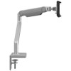 Humanscale M2.1 Single Monitor Arm - Clamp Mount - Silver