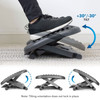 Mount-It! Ergonomic Foot Rest - Black