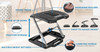 Mount-It! Adjustable Footrest with Massaging Rollers