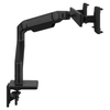 Humanscale M8 Pro Dual Monitor Arm - Clamp Mount - Black