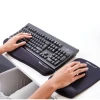 Fellowes PlushTouch Foam Mouse Pad Wrist Support with MICROBAN - Black