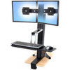 Ergotron WorkFit-S Dual Monitor Sit-Stand Workstation