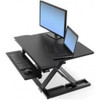 Ergotron WorkFit-TX Sit-Stand Desktop with Height-Adjustable Keyboard Platform